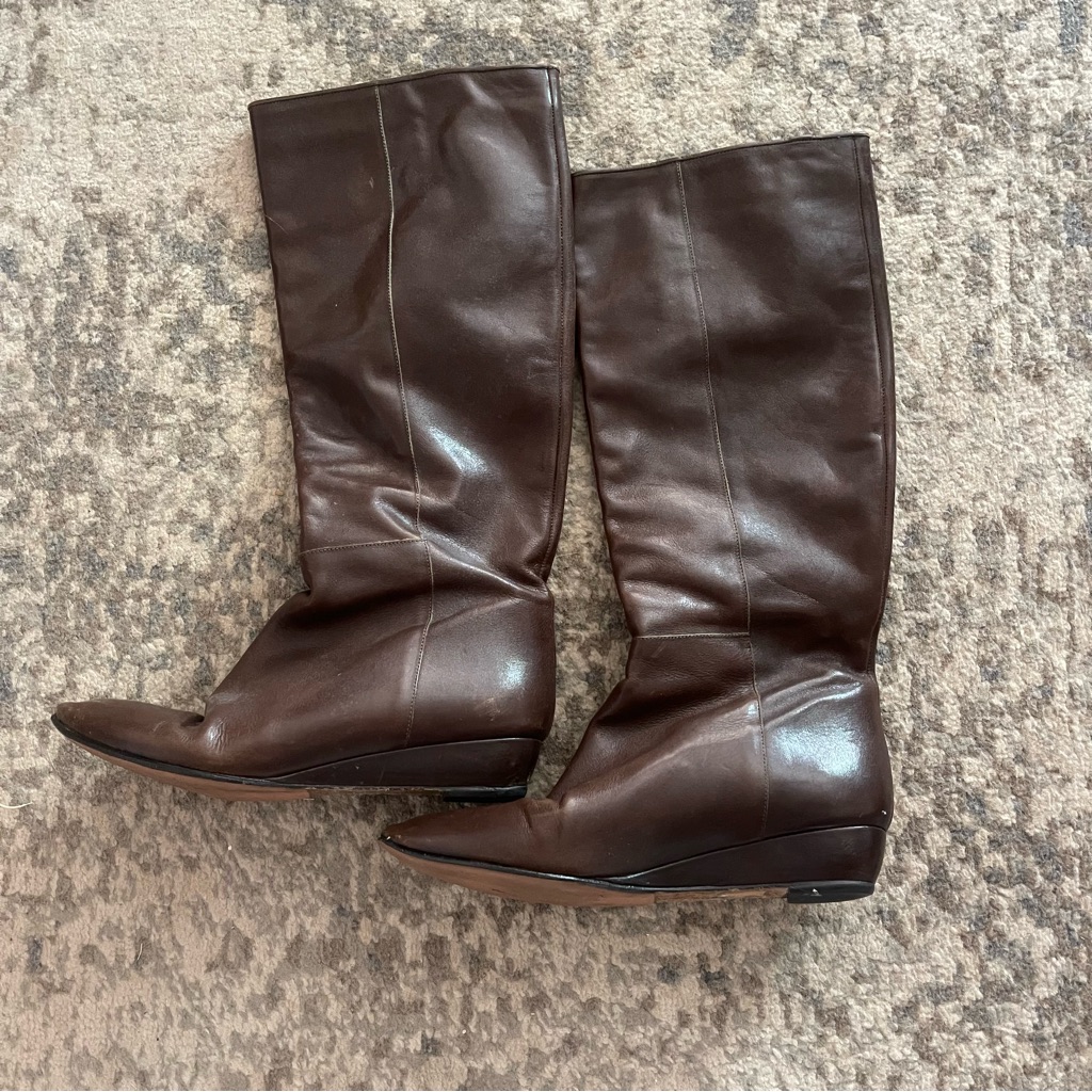 Loeffler Randall Vintage Brown Heeled Boots